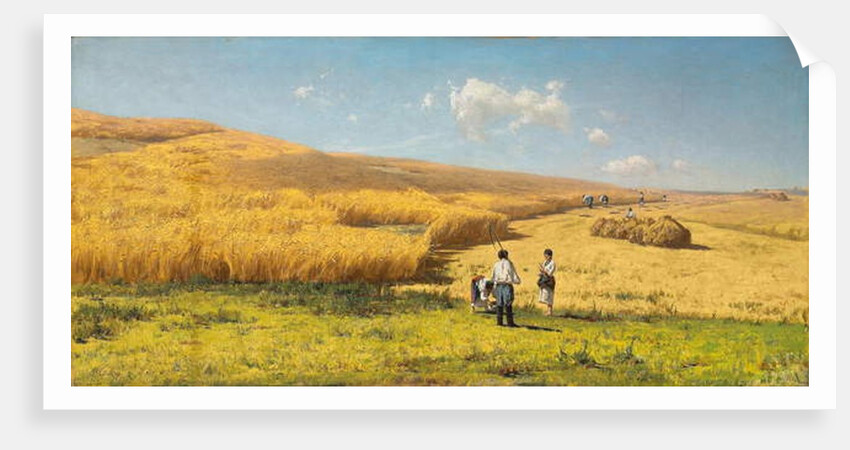 Harvest in the Ukraine, 1880 by Vladimir Orlovsky