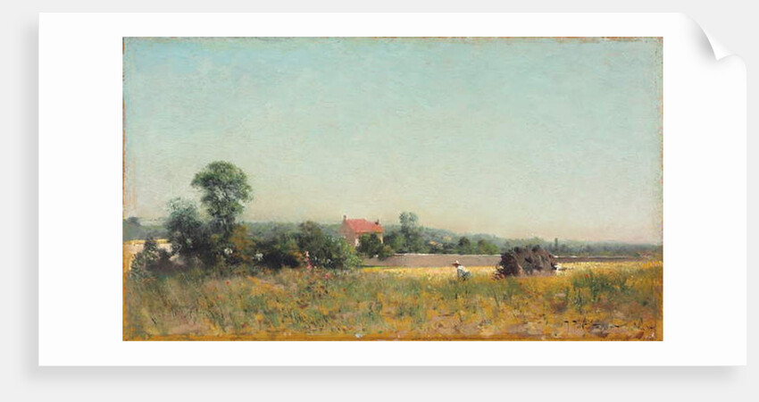In the Fields, France, 1882 by Ivan Pokitonov