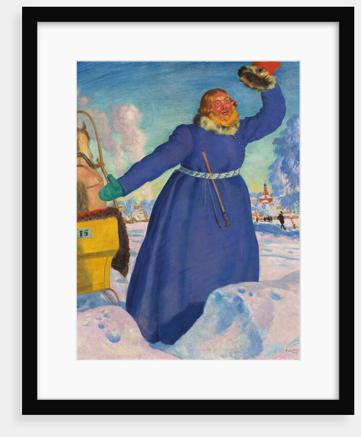 The Coachman, 1923 by Boris Mikhailovich Kustodiev