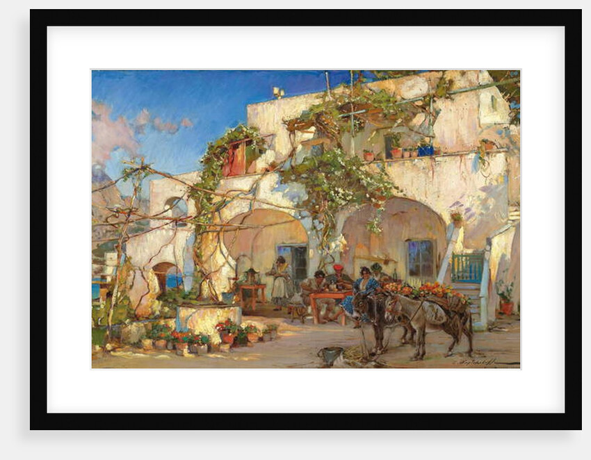 At the Tavern by Constantin Alexandrovich Westchiloff