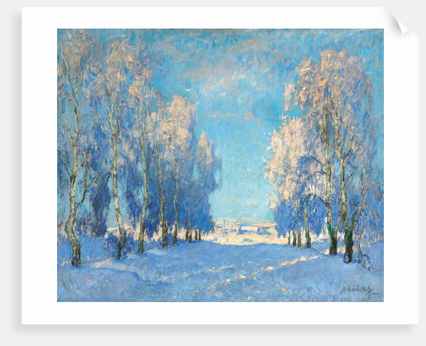 A Winter's Day, 1934 by Konstantin Ivanovich Gorbatov