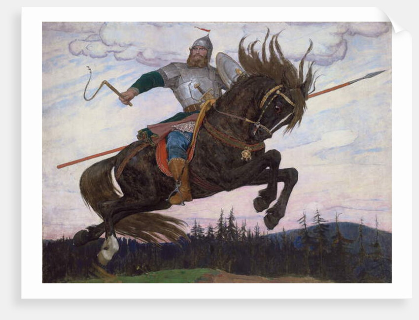 A Bogatyr, 1920 by Victor Mikhailovich Vasnetsov