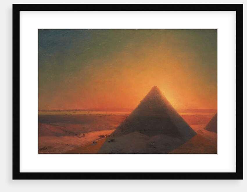 The Great Pyramid at Giza, 1878 by Ivan Konstantinovich Aivazovsky