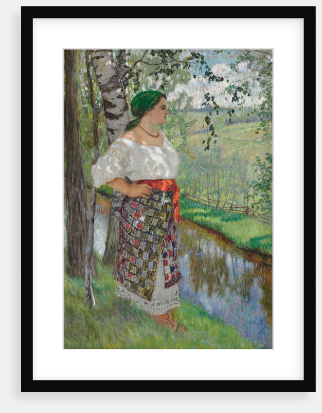 Peasant Woman by a Brook, 1912 by Nikolai Petrovich Bogdanov-Belsky