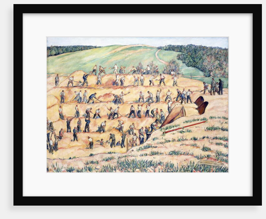 Work; Arbeit, 1916 by Erich Buttner