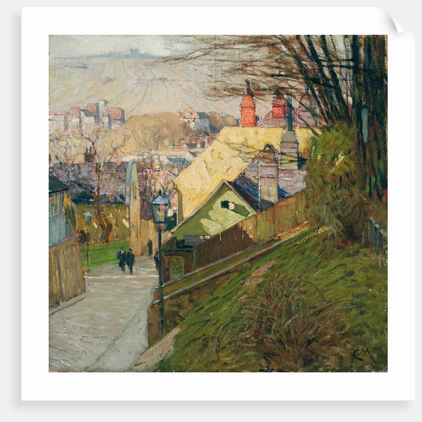 The House of Therese Krones in Dobling in Vienna, c.1912-1914 by Carl Moll