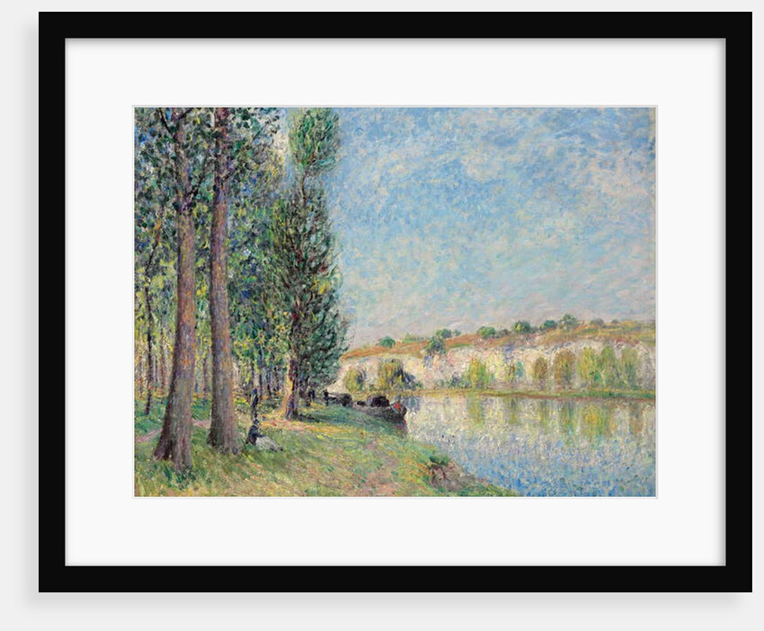 The Loing at Moret; Le Loing a Moret, 1885 by Alfred Sisley
