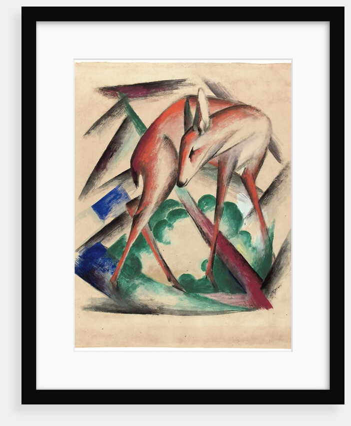 Deer, 1912 by Franz Marc