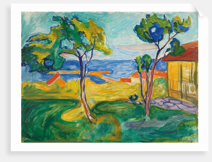 The Garden in Asgardstrand, 1904-1905 by Edvard Munch