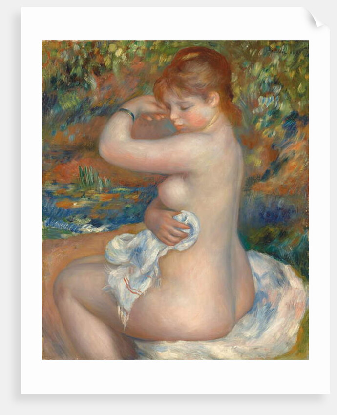 Bather; Baigneuse, 1888 by Pierre Auguste Renoir