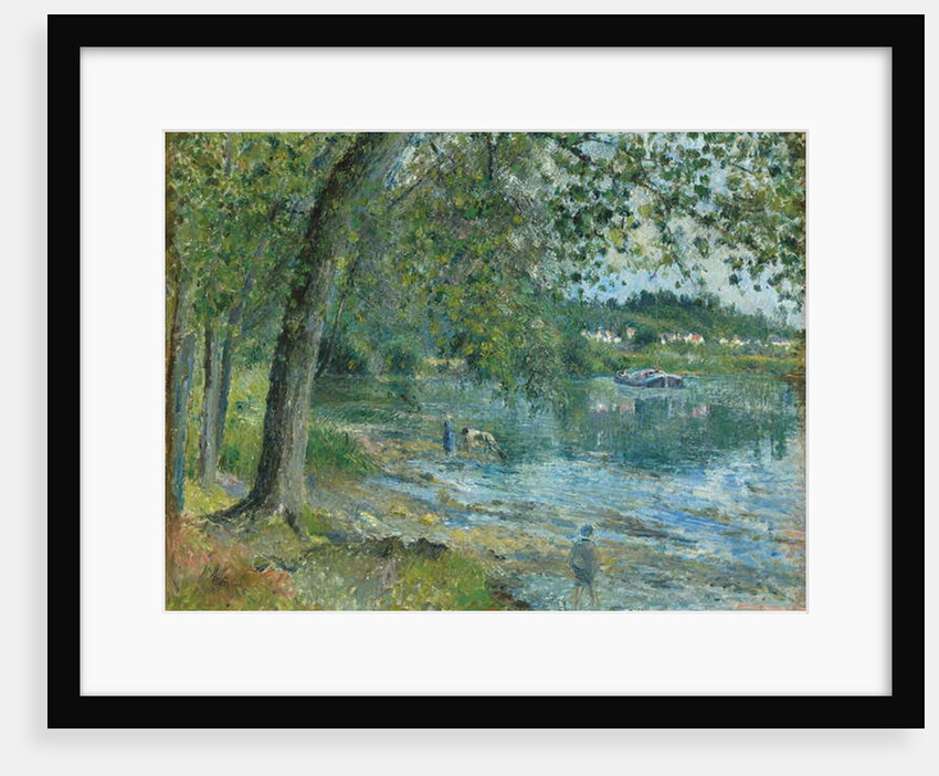 Banks of the Oise at Auvers-sur-Oise, 1878 by Camille Pissarro
