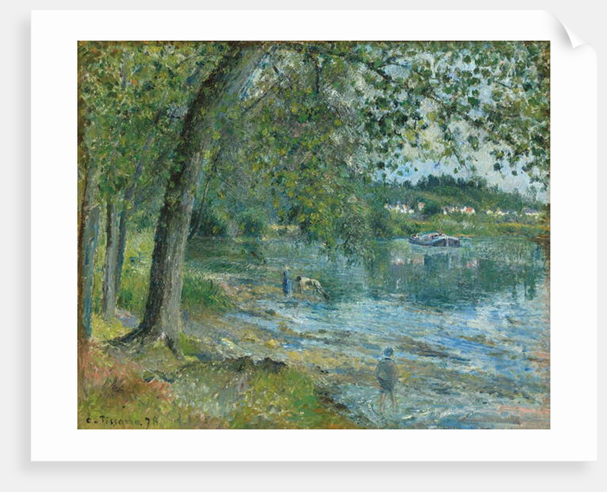 Banks of the Oise at Auvers-sur-Oise, 1878 by Camille Pissarro