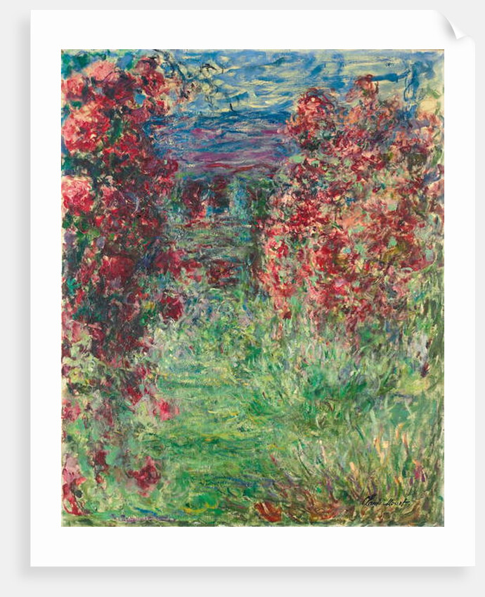 The House at Giverny under the Roses; La Maison dans les Roses, 1925 by Claude Monet