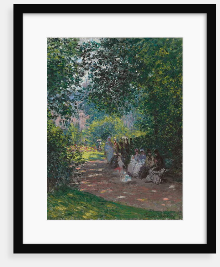 In Monceau Park, 1878 by Claude Monet