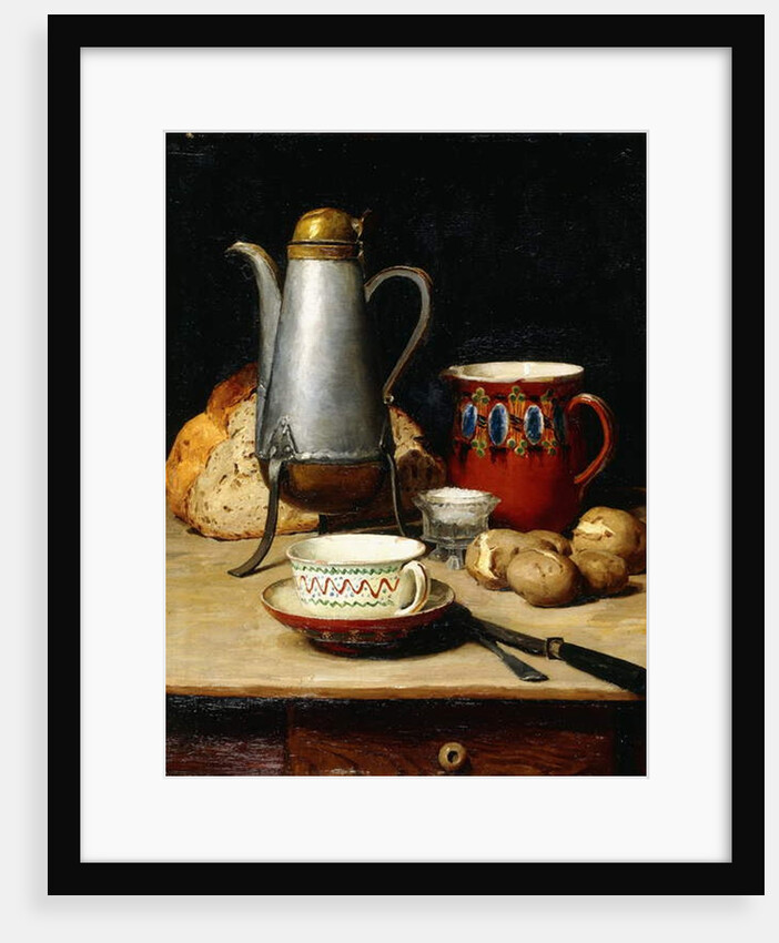 Still Life: Coffee and Potatoes, 1897 by Albert Anker