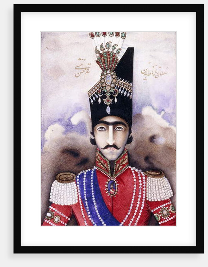 Portrait of Nasir-ud-Din Shah Qajar, c.1845-1850 by Persian School