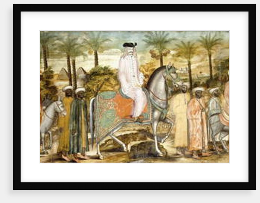 European Gentlemen in Procession of Orientals, c.1720 by Ottoman School