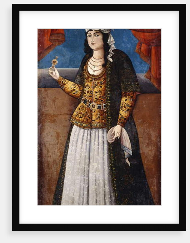 Portrait of a Lady, c. 1850 by School Qajar