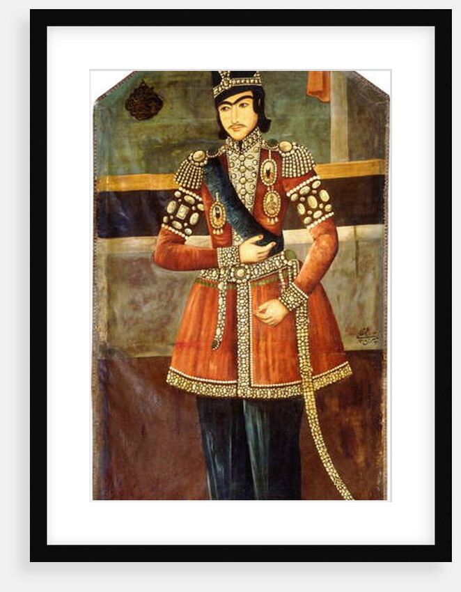Portrait of Nasr-al-Din Shah, c.1850 by Persian School