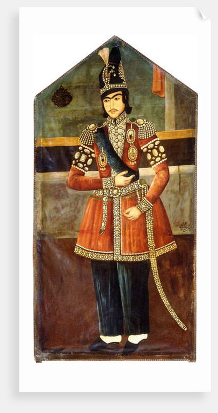 Portrait of Nasr-al-Din Shah, c.1850 by Persian School