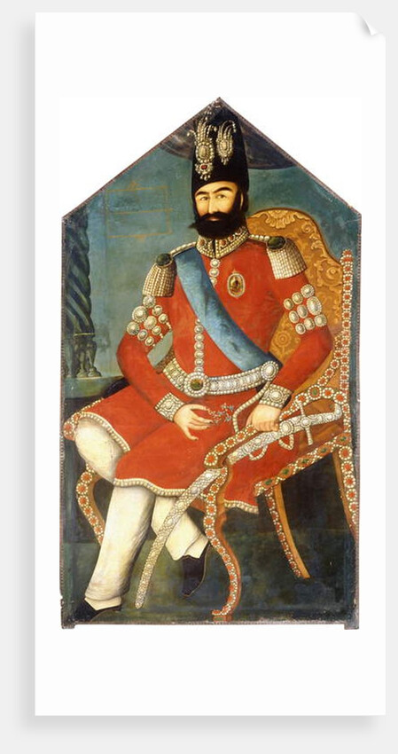 Portrait of Muhammad Shah, c. 1850 by Persian School