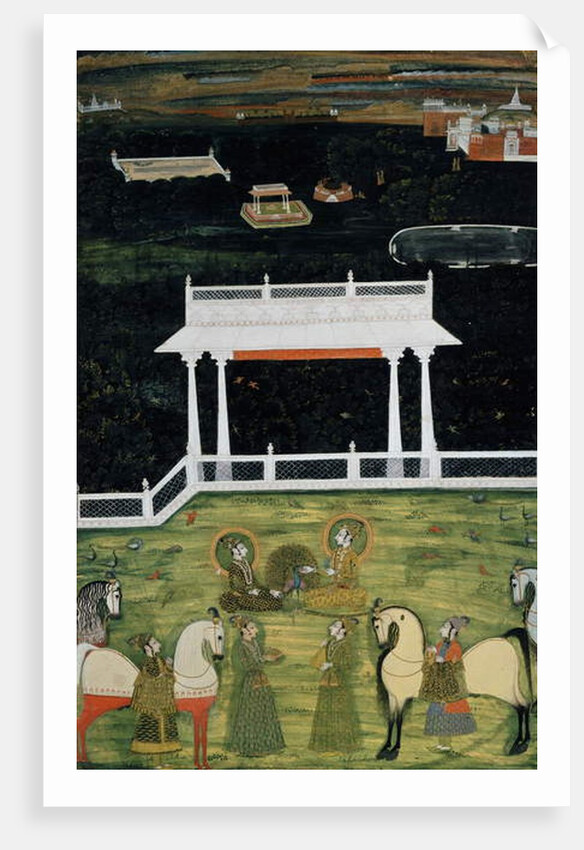 A Princely Paradise, c. 1750-1760 by Indian School