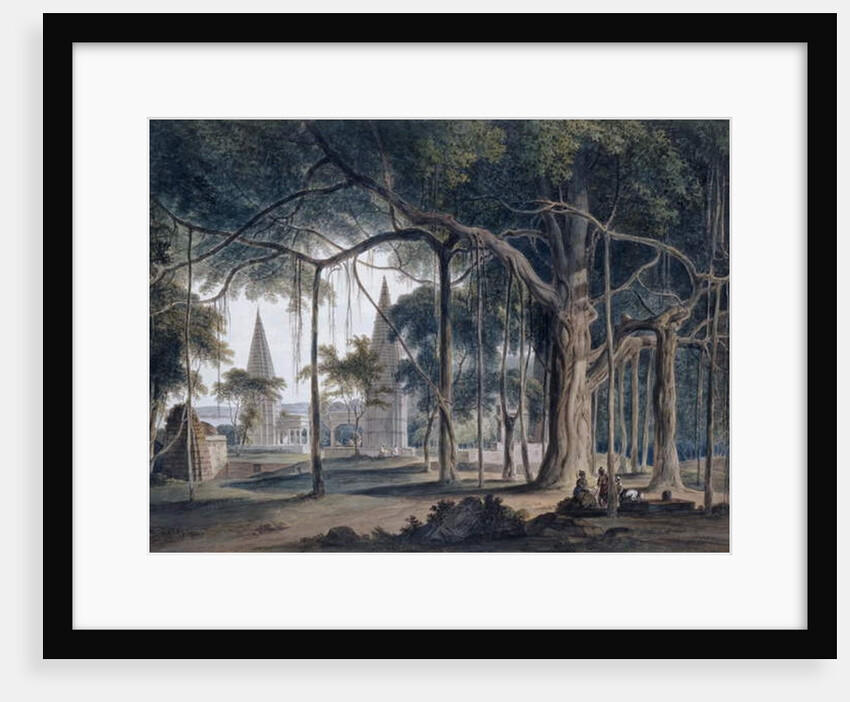 Hindu Temples at Agori, Uttar Pradesh by Thomas & William Daniell