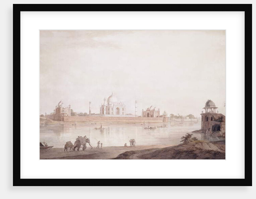 The Taj Mahal, Agra, Uttar Pradesh, 1789 by Thomas & William (1769-1837) Daniell