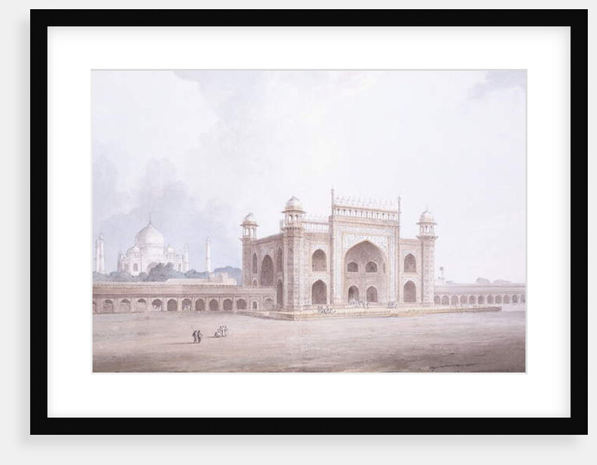 The Gateway of the Taj Mahal, Agra, Uttar Pradesh by Thomas & William Daniell