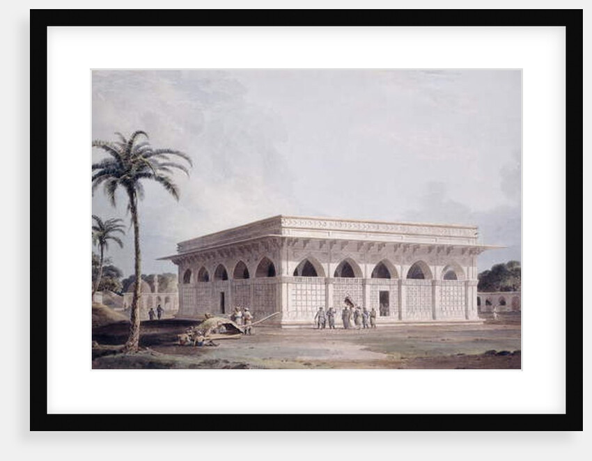 The Chaunsath Khamba Nizamuddin, Delhi, by Thomas & William (1769-1837) Daniell