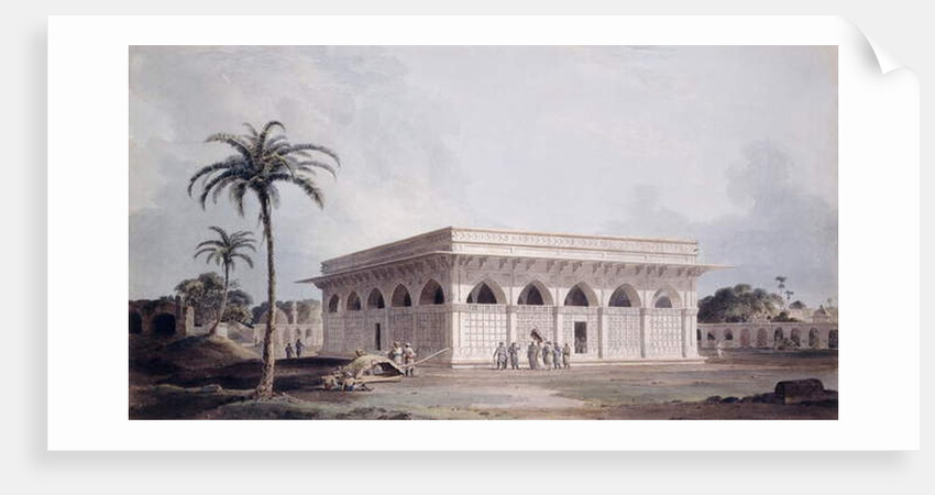 The Chaunsath Khamba Nizamuddin, Delhi, by Thomas & William (1769-1837) Daniell