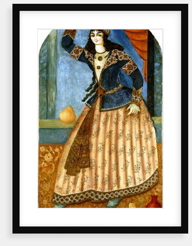 A Dancing Girl, c.1850-1900 by Persian School