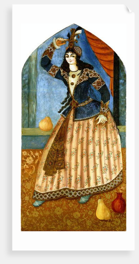 A Dancing Girl, c.1850-1900 by Persian School