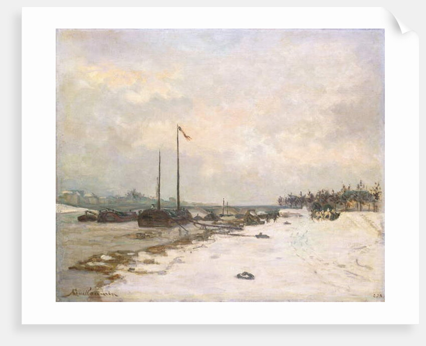 The Quay of the Seine in the Environs of Paris; Quais de la Seine aux environs de Paris, 1873 by Jean Baptiste Armand Guillaumin