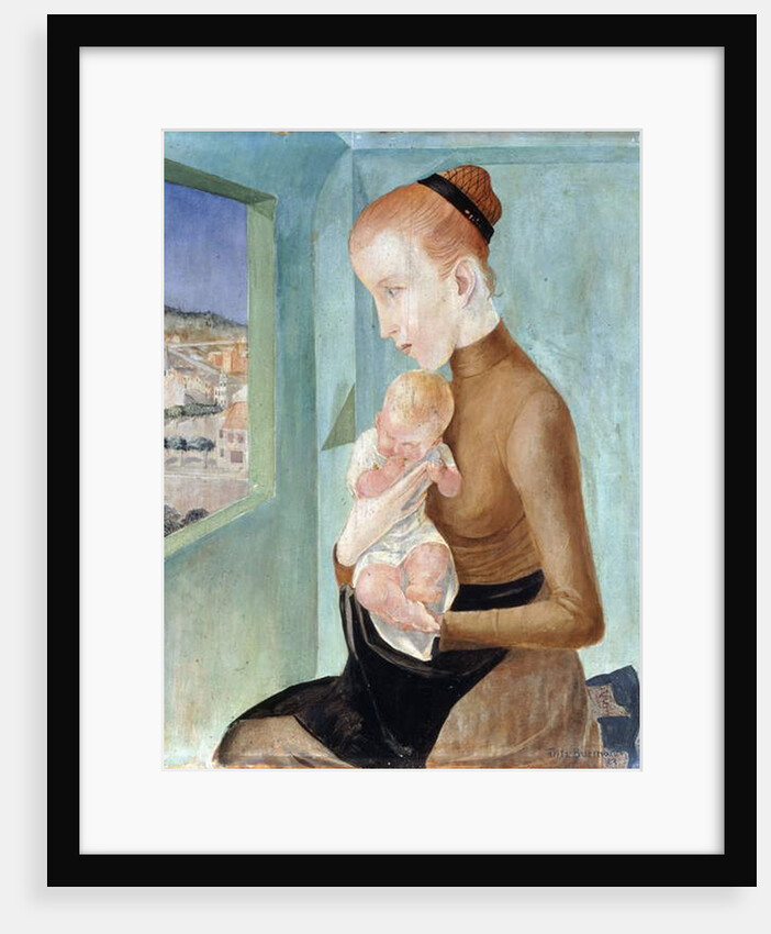 Mother and Child; Mutter und Kind, 1923 by Fritz Burmann