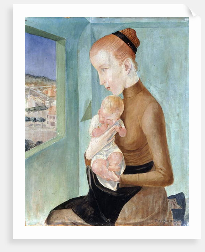 Mother and Child; Mutter und Kind, 1923 by Fritz Burmann