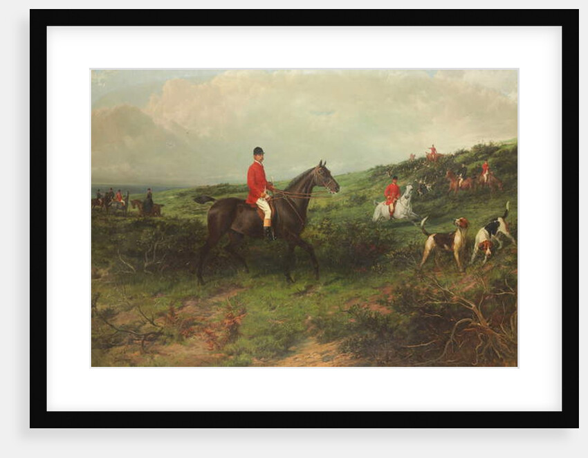 Portrait of Richard James Streatfeild, Esq. on his Retirement from the Mastership of the South Down Foxhounds, 1881 by George Earl