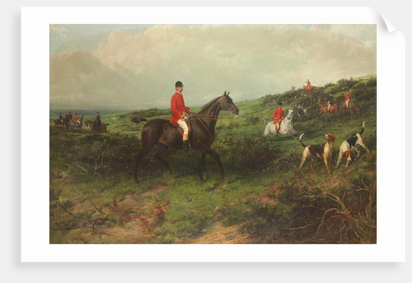 Portrait of Richard James Streatfeild, Esq. on his Retirement from the Mastership of the South Down Foxhounds, 1881 by George Earl