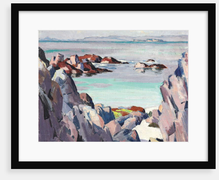 Staffa and Rhum from Iona, by Francis Campbell Boileau Cadell