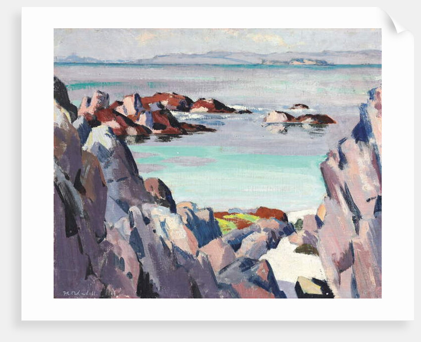 Staffa and Rhum from Iona, by Francis Campbell Boileau Cadell