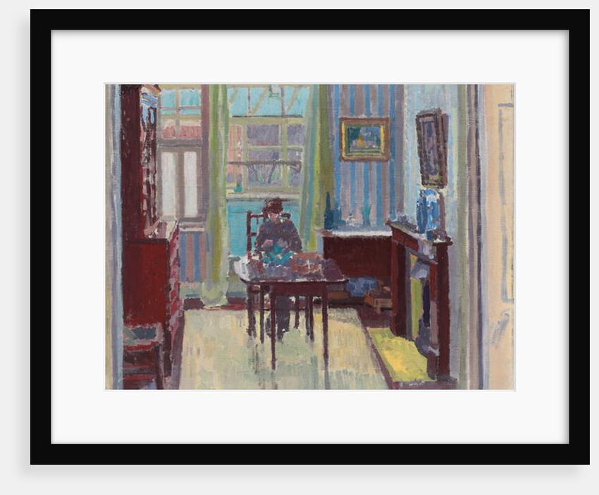 Interior of room at 6 Cambrian Road, Richmond, 1914 by Spencer Frederick Gore