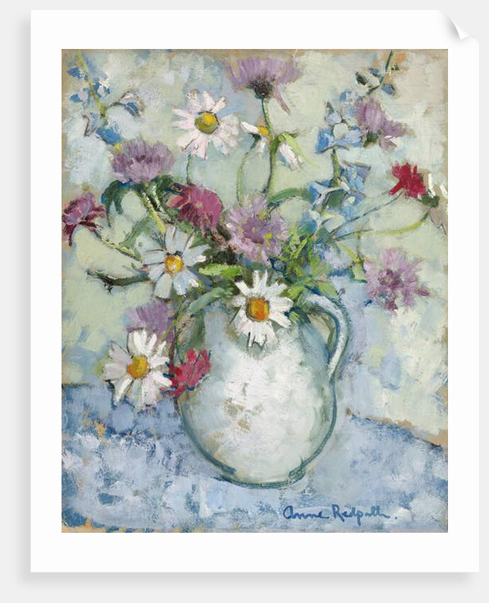 Summer Flowers in a Jug by Anne Redpath