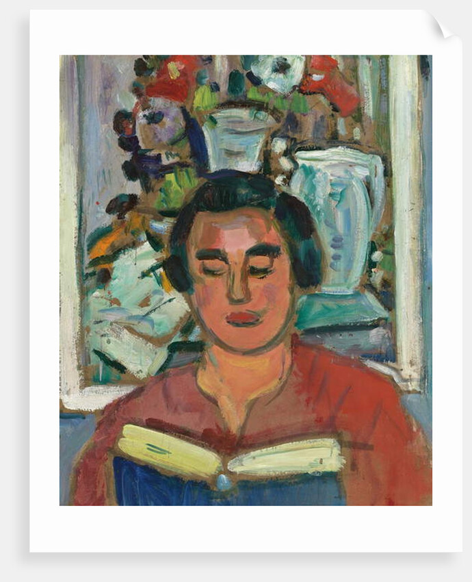 Painting and Book, by George Leslie Hunter