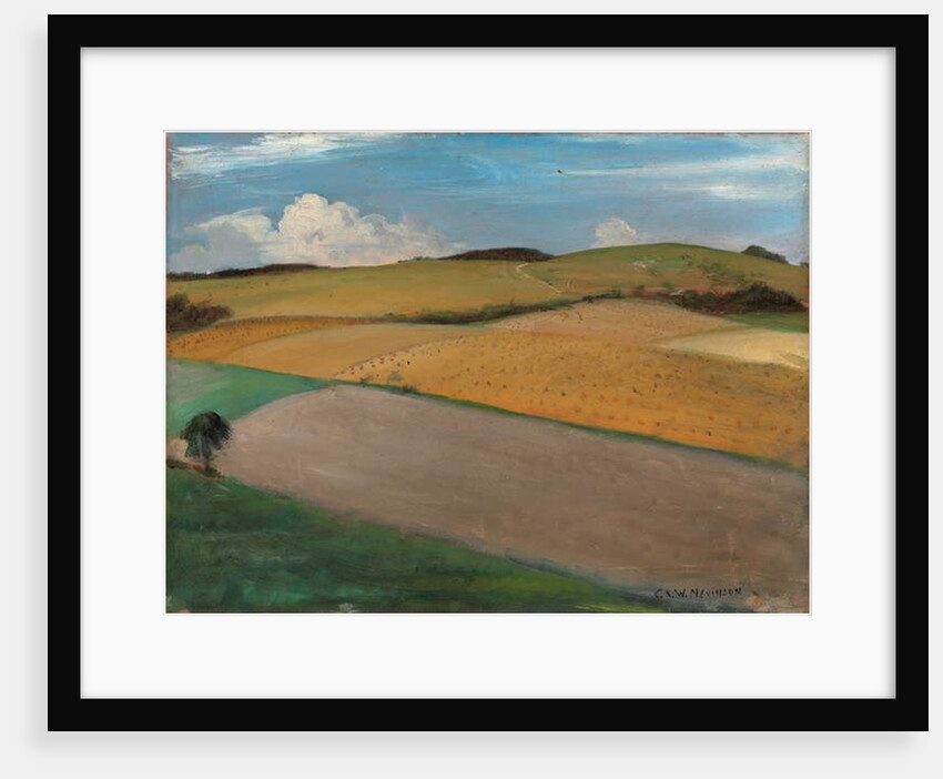 The Trundle at Goodwood, 1930s by Christopher Richard Wynne Nevinson