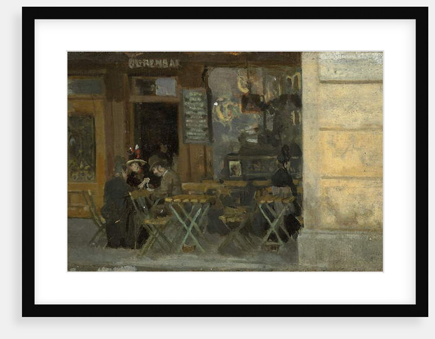 Cafe in Dieppe, c. 1884-5 by Walter Richard Sickert