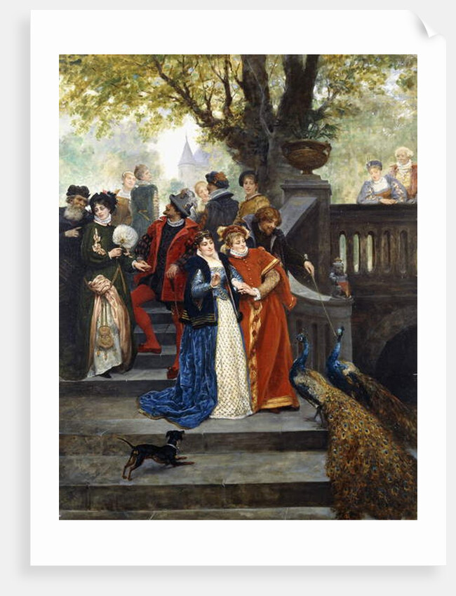 In the Park by Jules Arsene Garnier