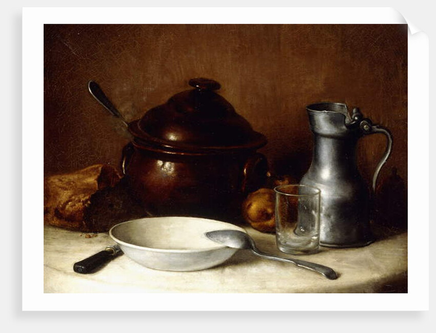 Before the Meal; Avant le Repas by Francois Millet