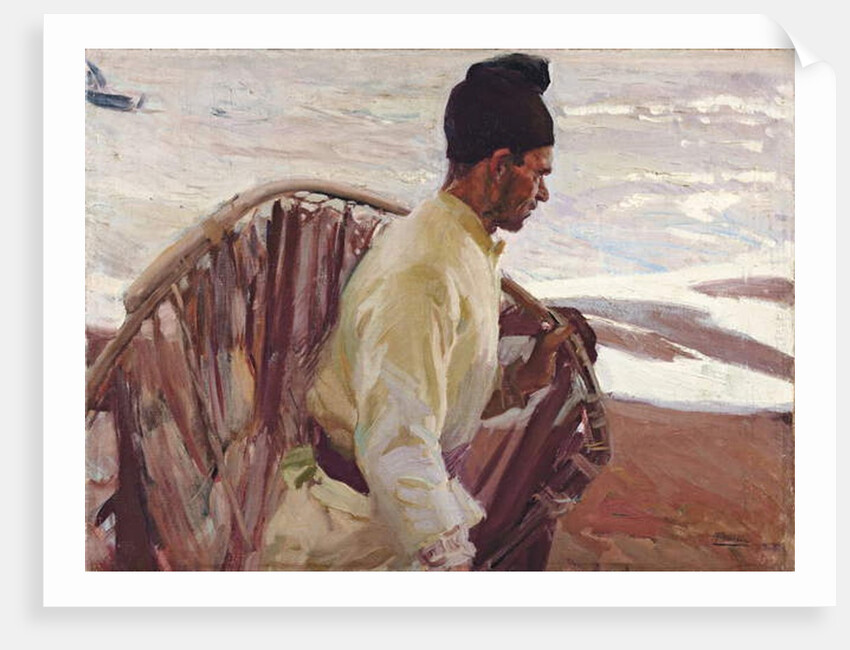 Shrimp Fisherman, Valencia; Pescador de quisquillas, Valencia, 1908 by Joaquin Sorolla y Bastida