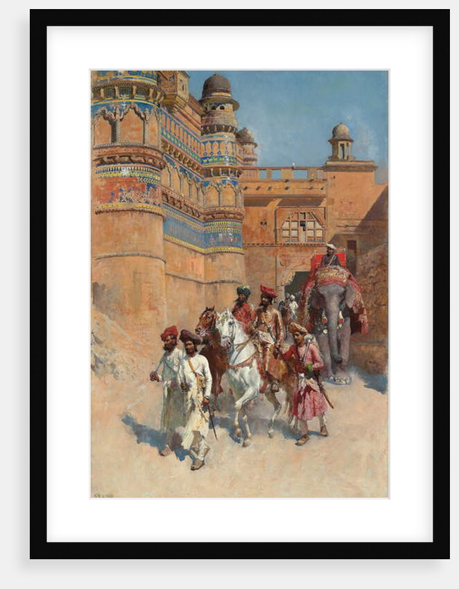 The Fort of Gwalior, Madhya Pradesh by Edwin Lord Weeks