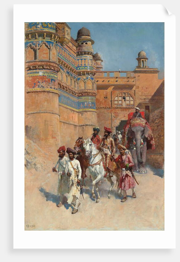 The Fort of Gwalior, Madhya Pradesh by Edwin Lord Weeks